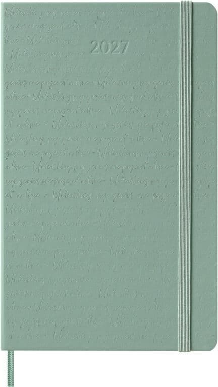 Agenda 2027 Moleskine 12M Planner Weekly 7dagen/1pagina large hc sage green 2