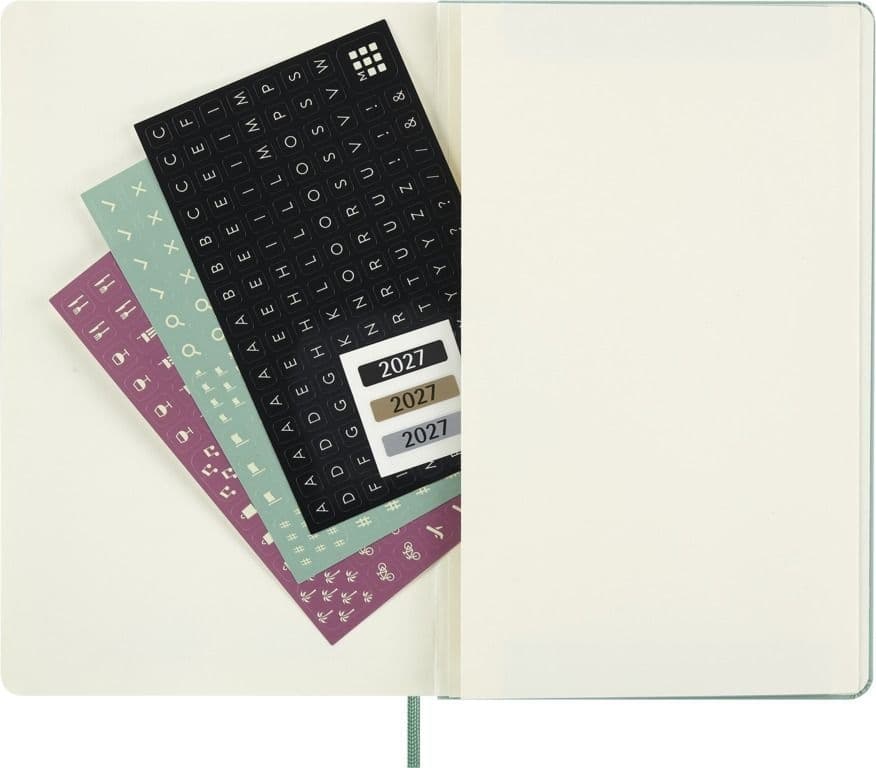 Agenda 2027 Moleskine 12M Planner Weekly 7dagen/1pagina large hc sage green 6