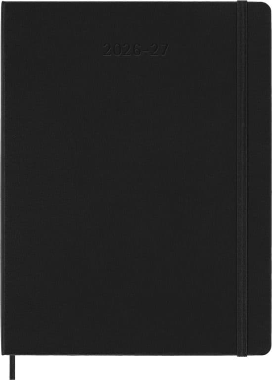 Agenda 2027 Moleskine 18M Planner Weekly 7dagen/1pagina xl hc black 2