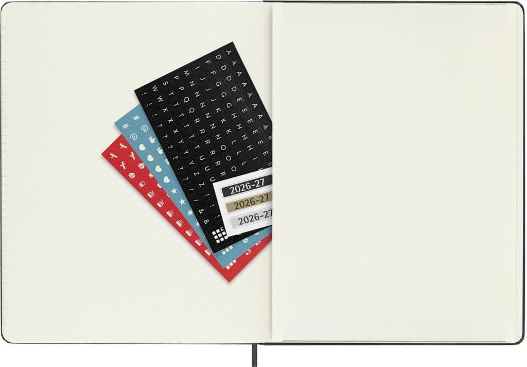 Agenda 2027 Moleskine 18M Planner Weekly 7dagen/1pagina xl hc black 6