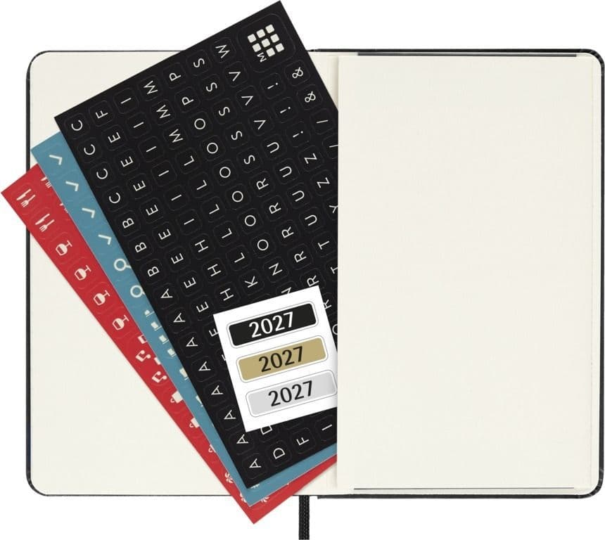 Agenda 2027 Moleskine 12M Planner Weekly 7dagen/2pagina's pocket hc black 6