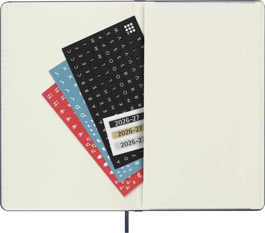 Agenda 2027 Moleskine 18M Planner Weekly 7dagen/1pagina large hc sapphire blue 6