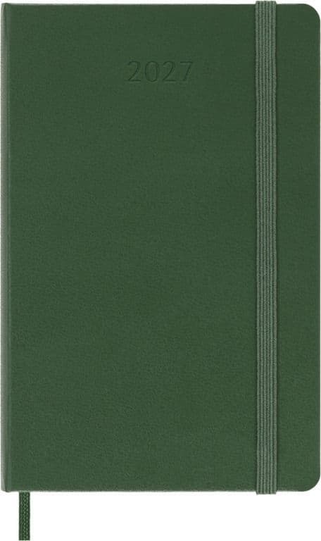 Agenda 2027 Moleskine 12M Planner Weekly 7dagen/1pagina pocket hc myrtle green 2