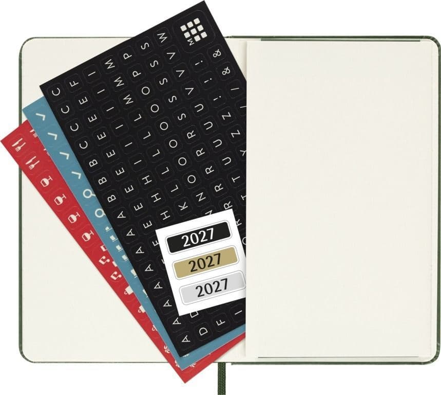 Agenda 2027 Moleskine 12M Planner Weekly 7dagen/1pagina pocket hc myrtle green 6