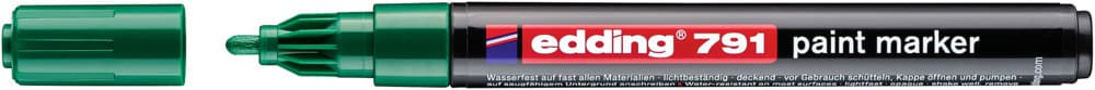Paintmarker edding 791 op alcoholbasis 1-2mm groen
