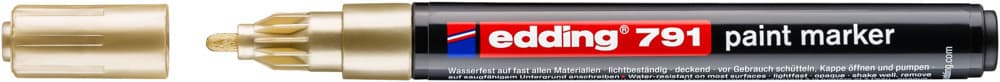 Paintmarker edding 791 op alcoholbasis 1-2mm goud