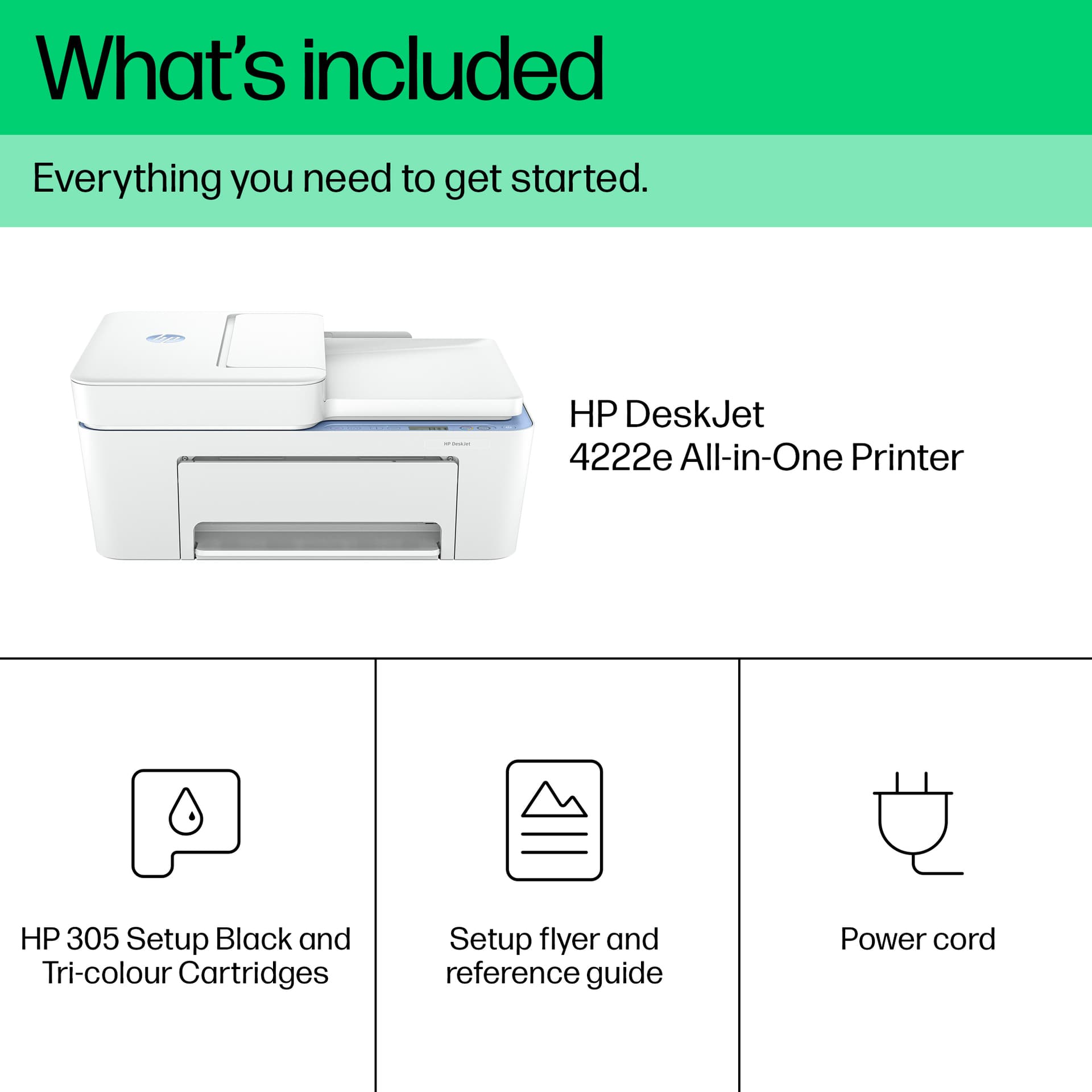 Multifunctional inktjet printer HP DeskJet 4222E 6