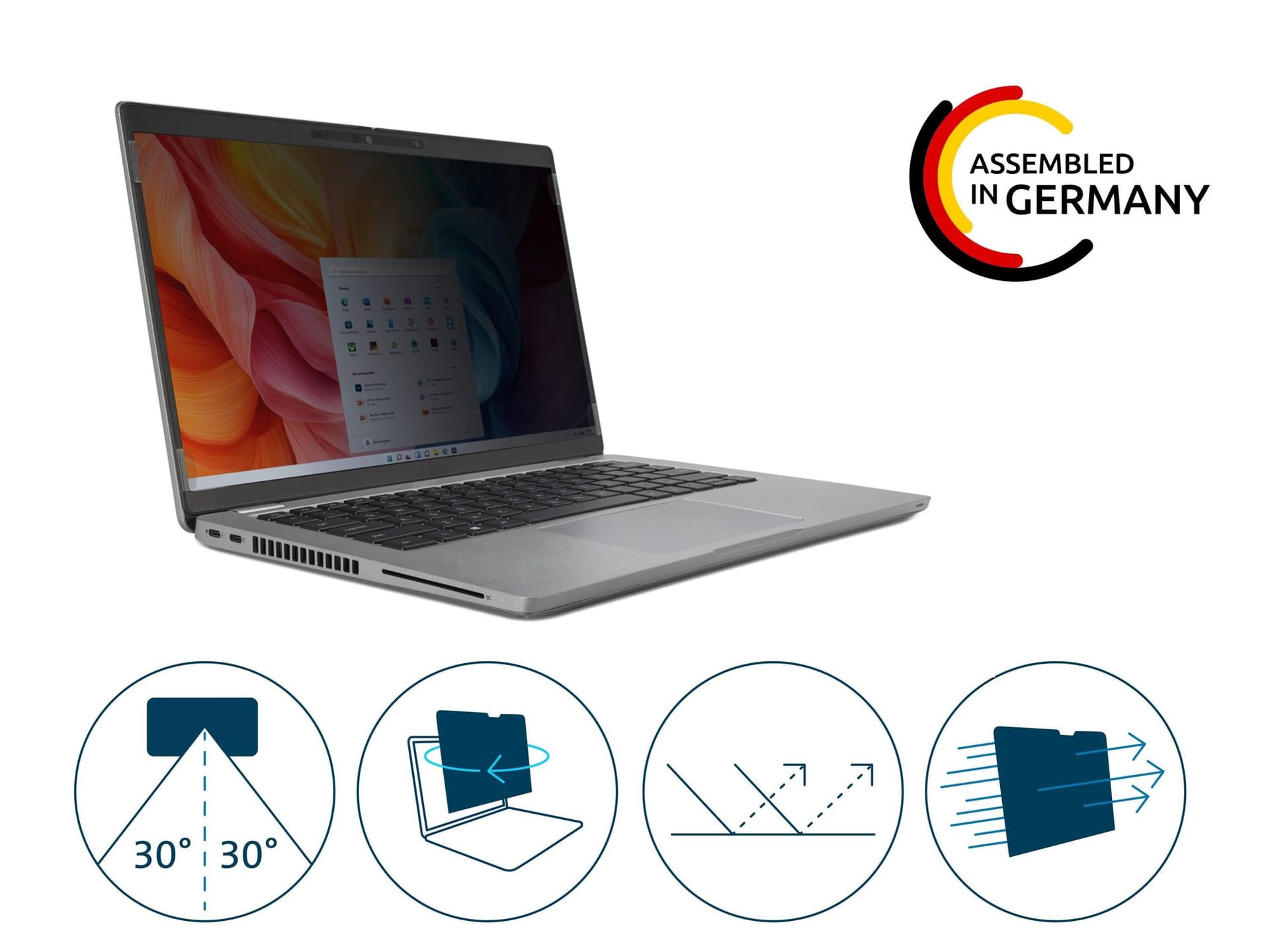 Privacyfilter Kensington High Clarity voor 14'' laptops 16:9 3