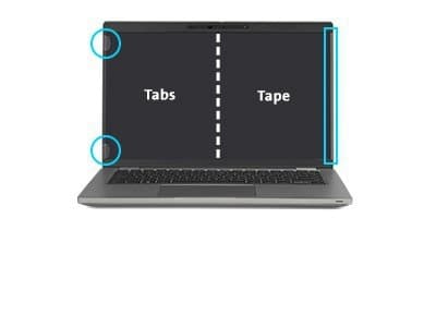 Privacyfilter Kensington High Clarity voor 14'' laptops 16:9 6