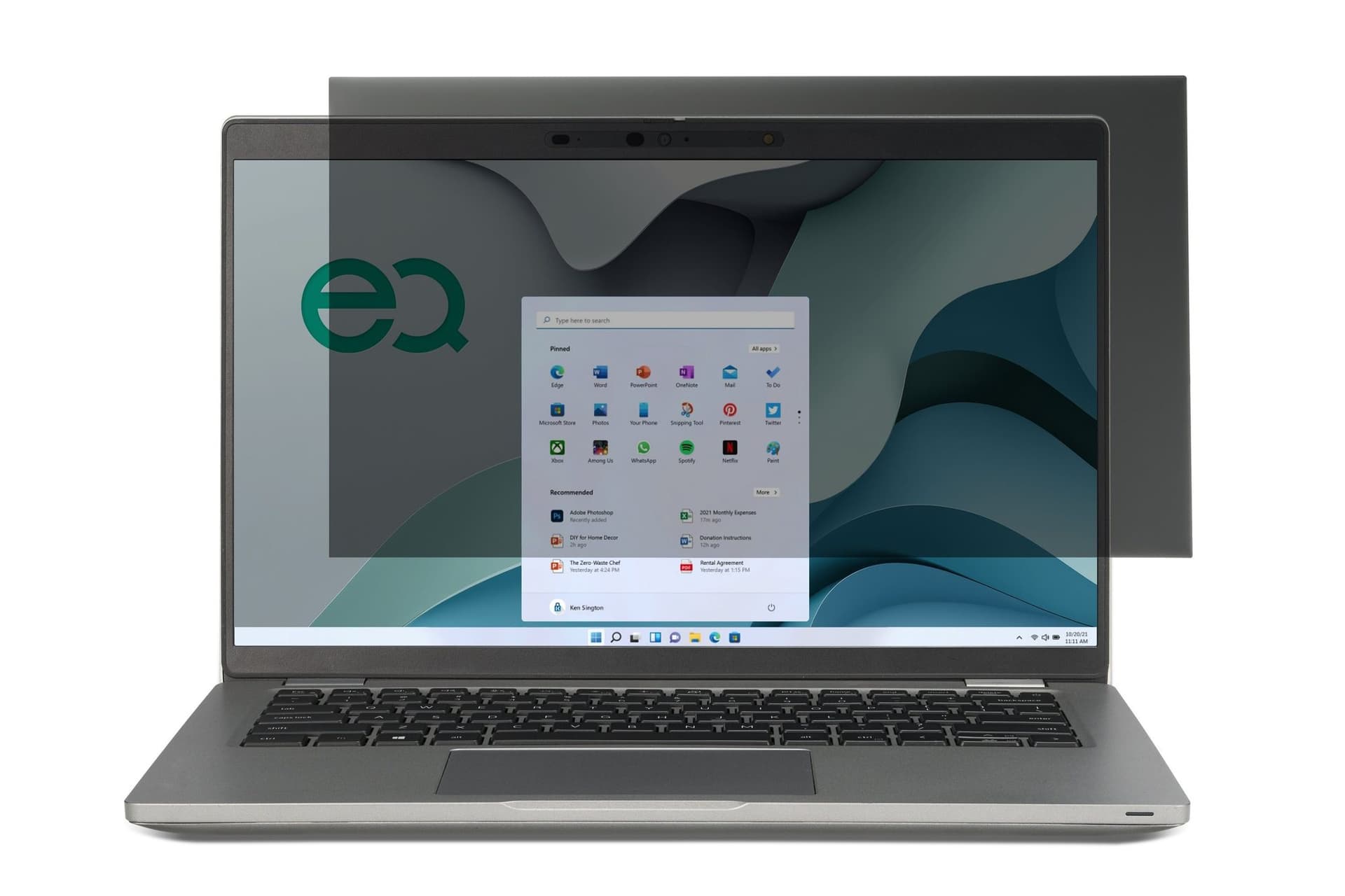 Privacyfilter Kensington EQ voor 14'' laptops 16:10 2