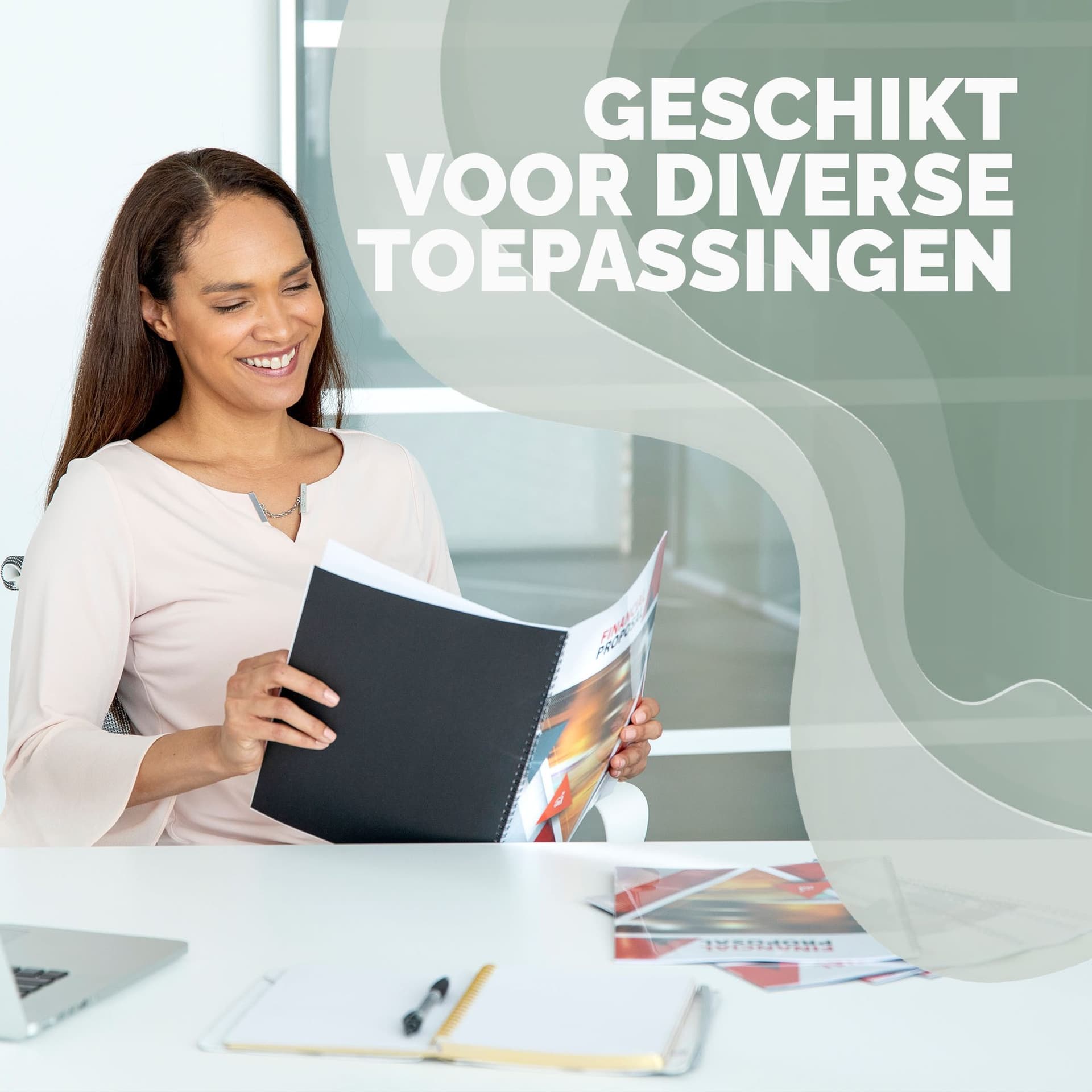 Voorblad Fellowes A4 FSC translucent papier 150gram 50vel 6