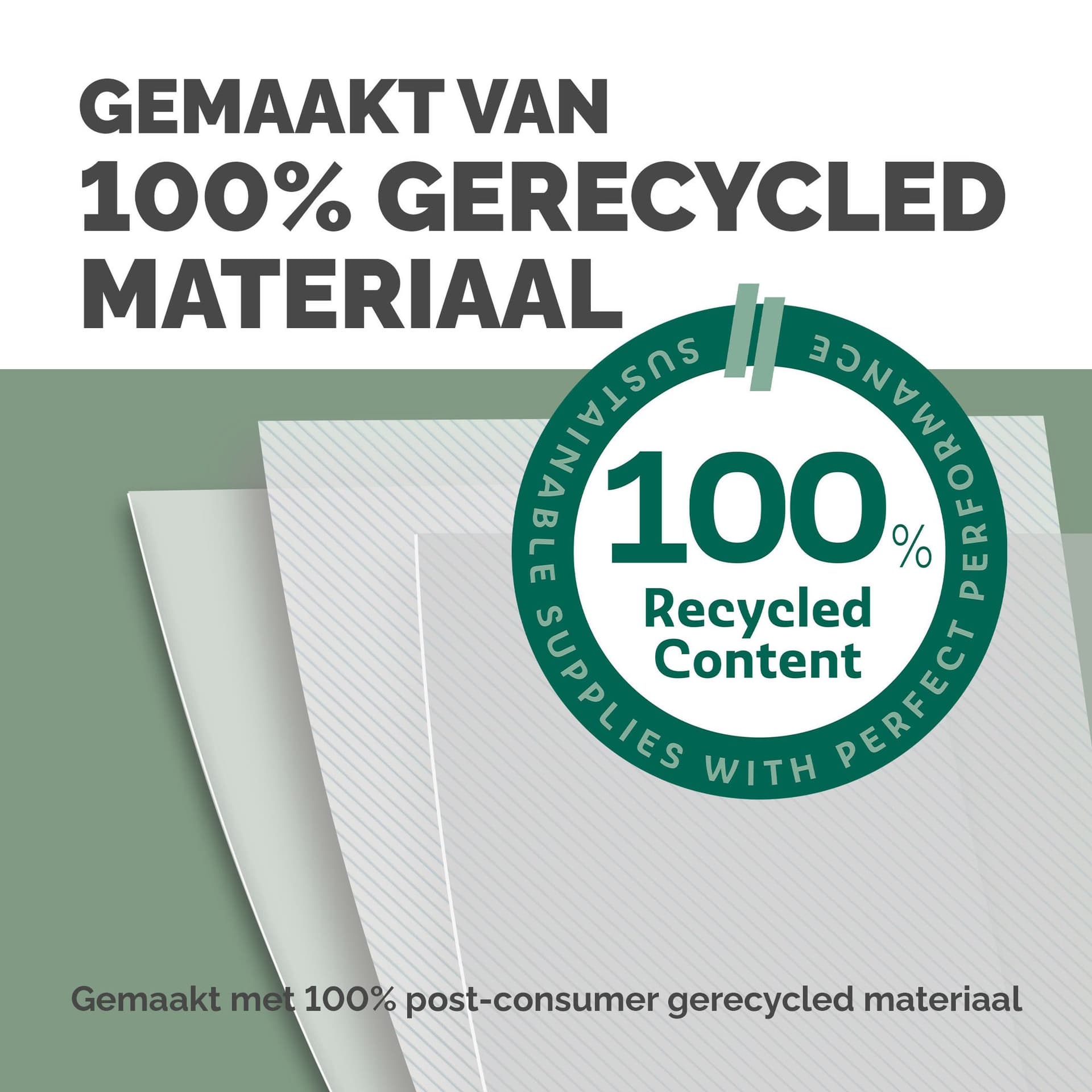Voorblad Fellowes A4 PET 150micron recycled 100 stuks 3