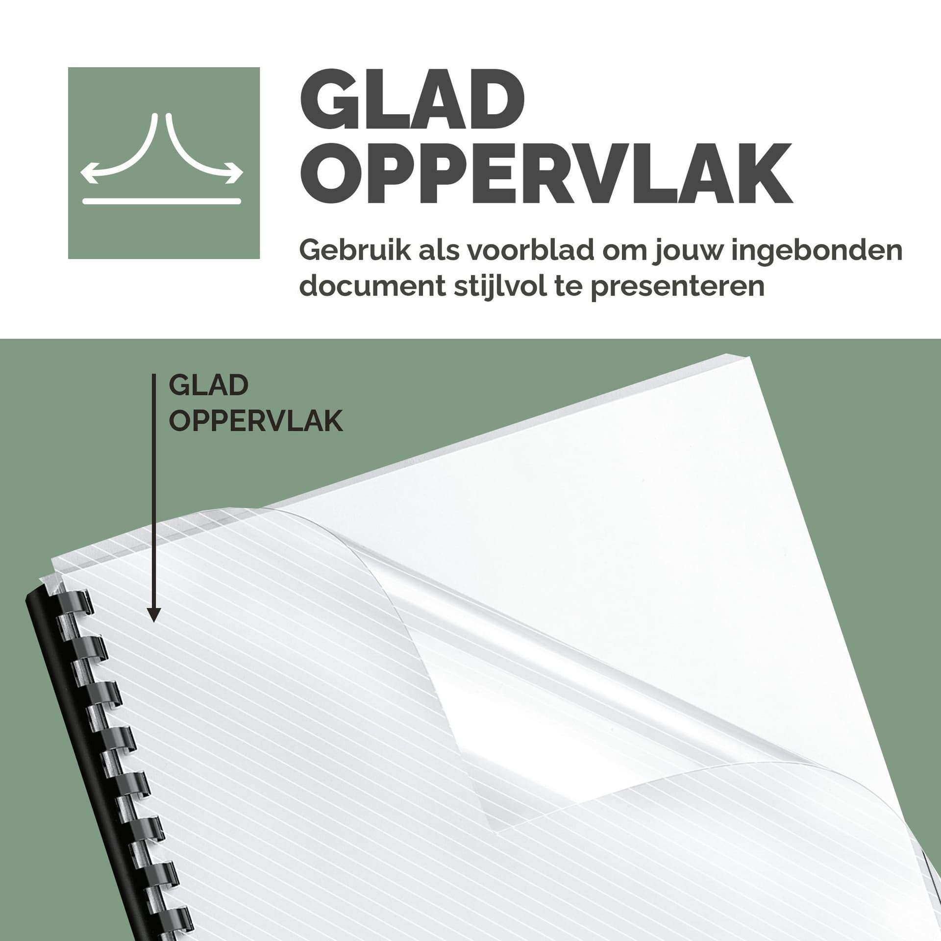 Voorblad Fellowes A4 PET 150micron recycled 100 stuks 5