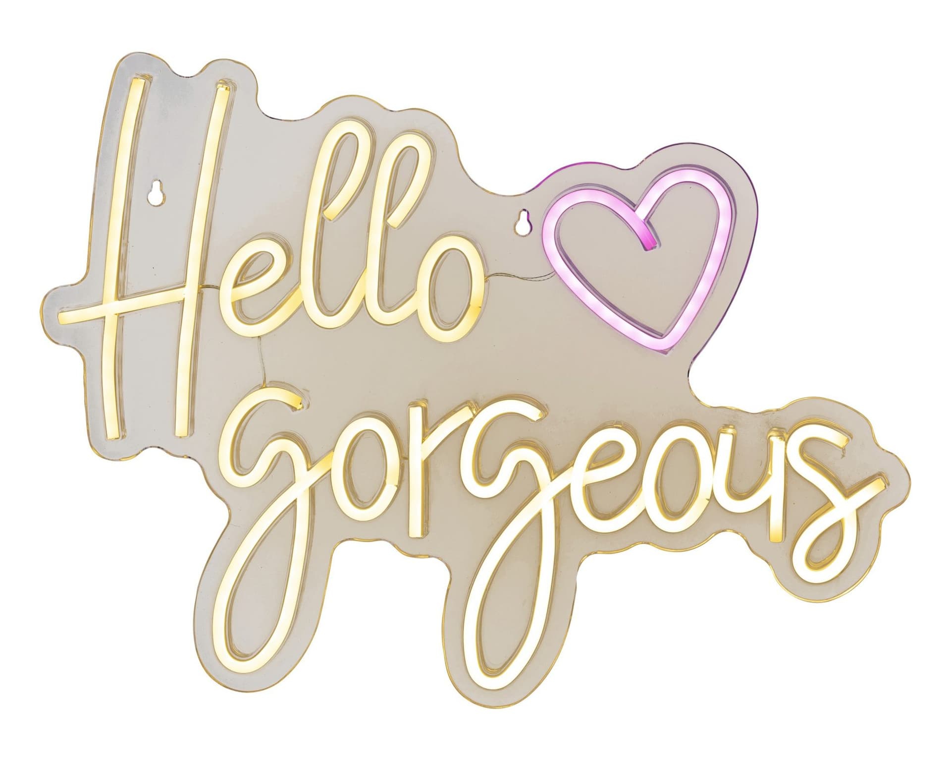 Ledbord Lumineo indoor USB neon Hello Gorgeous 2