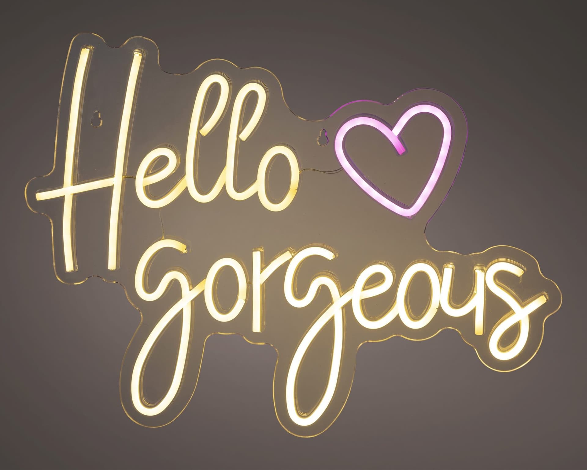 Ledbord Lumineo indoor USB neon Hello Gorgeous 3