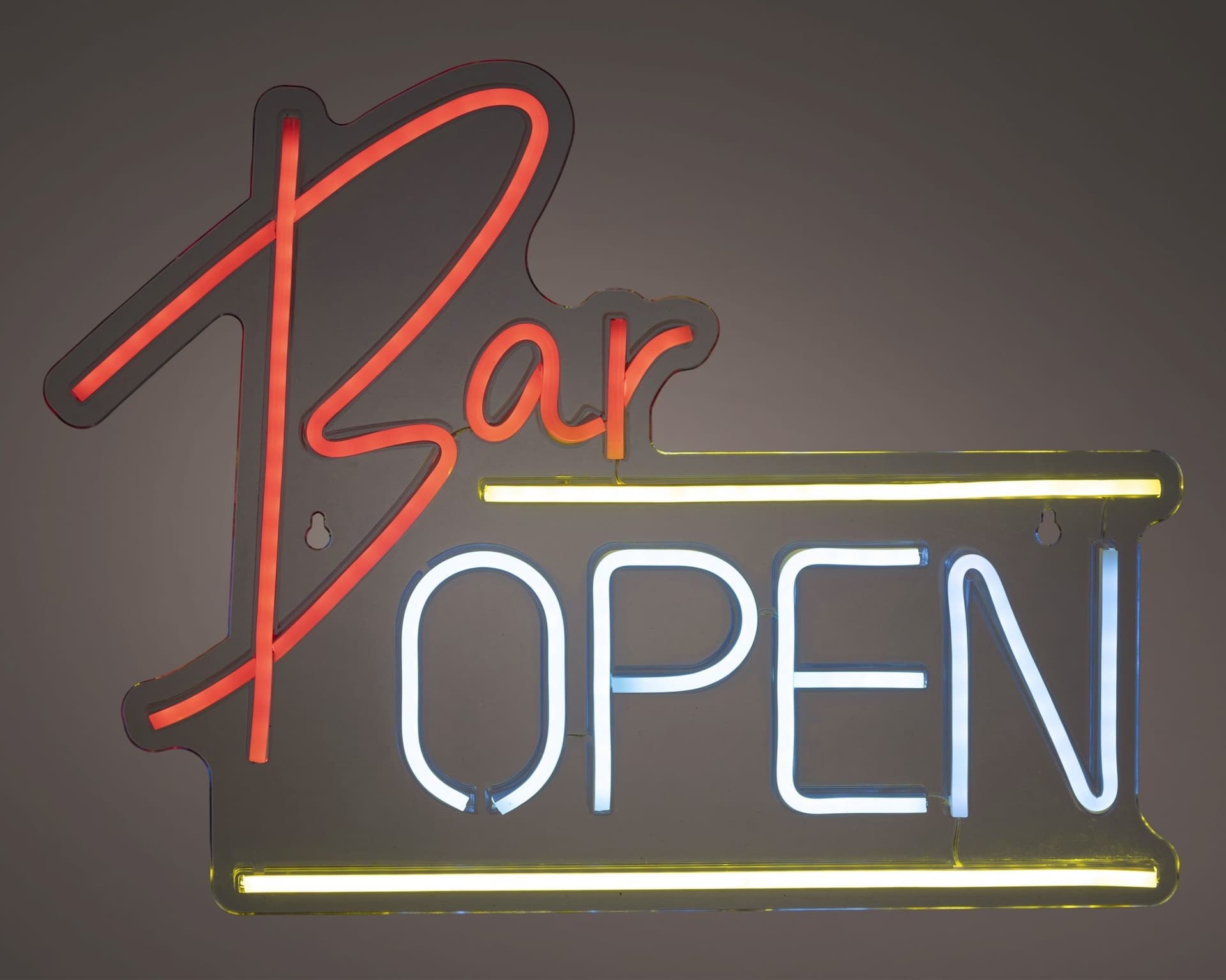Ledbord Lumineo indoor USB neon Bar Open 3