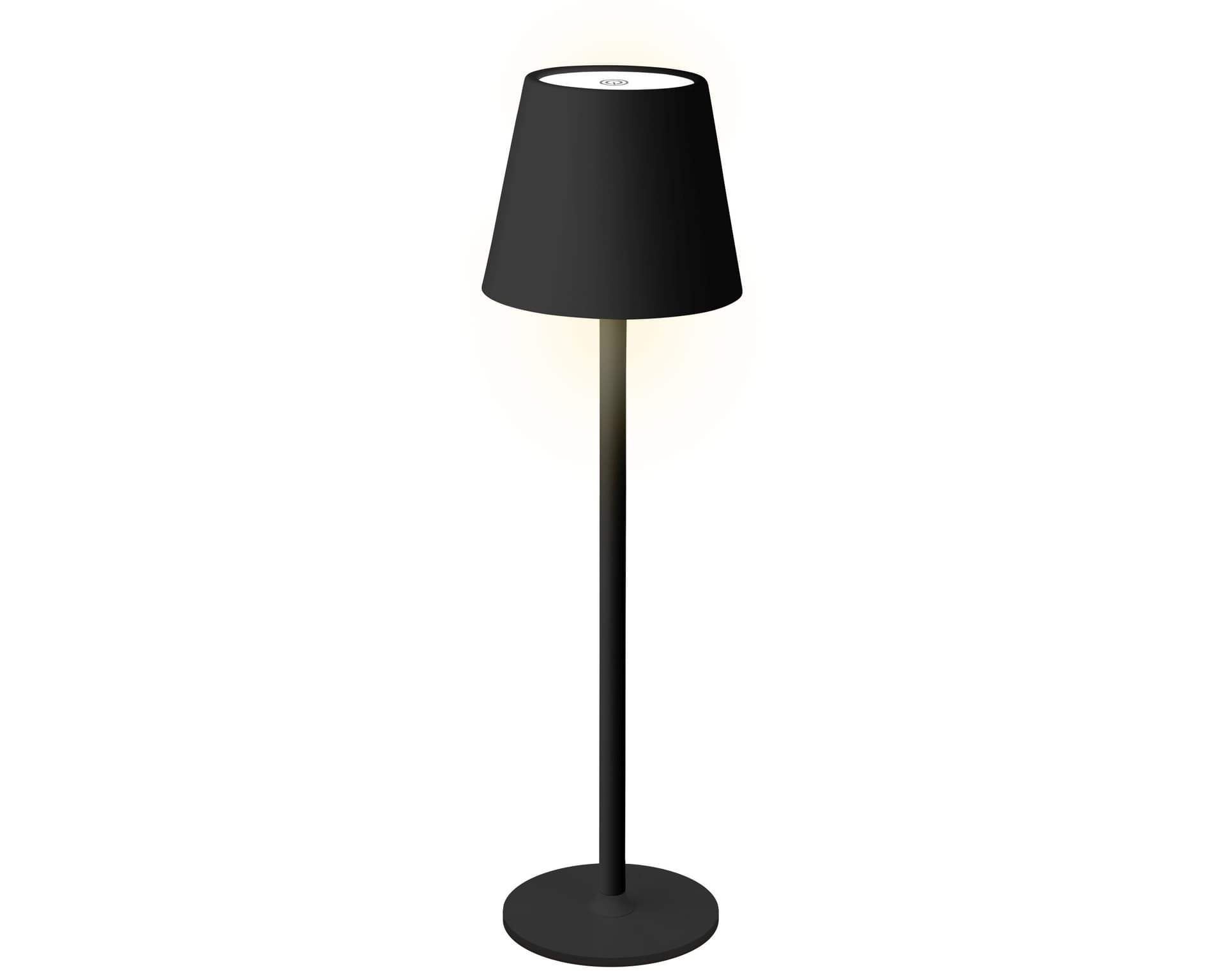 Tafellamp Lumineo led oplaadbaar steady buiten zwart