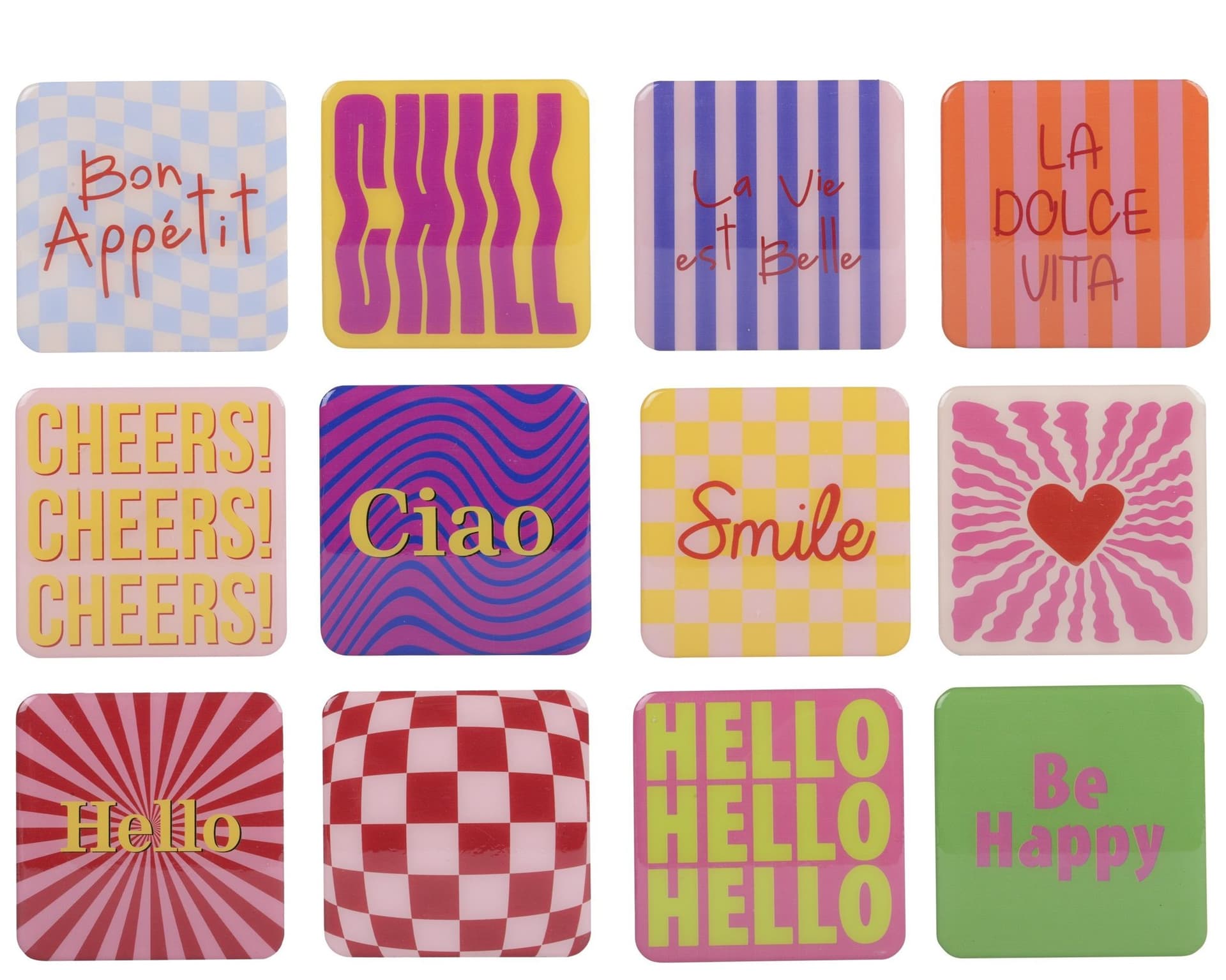 Decobordjes Decoris MDF 9.5x9.5cm assorti 2