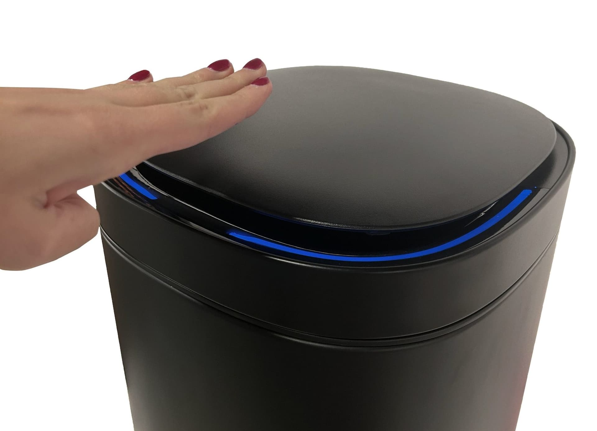 Afvalbak Desq Sensor 40 liter RVS zwart 3
