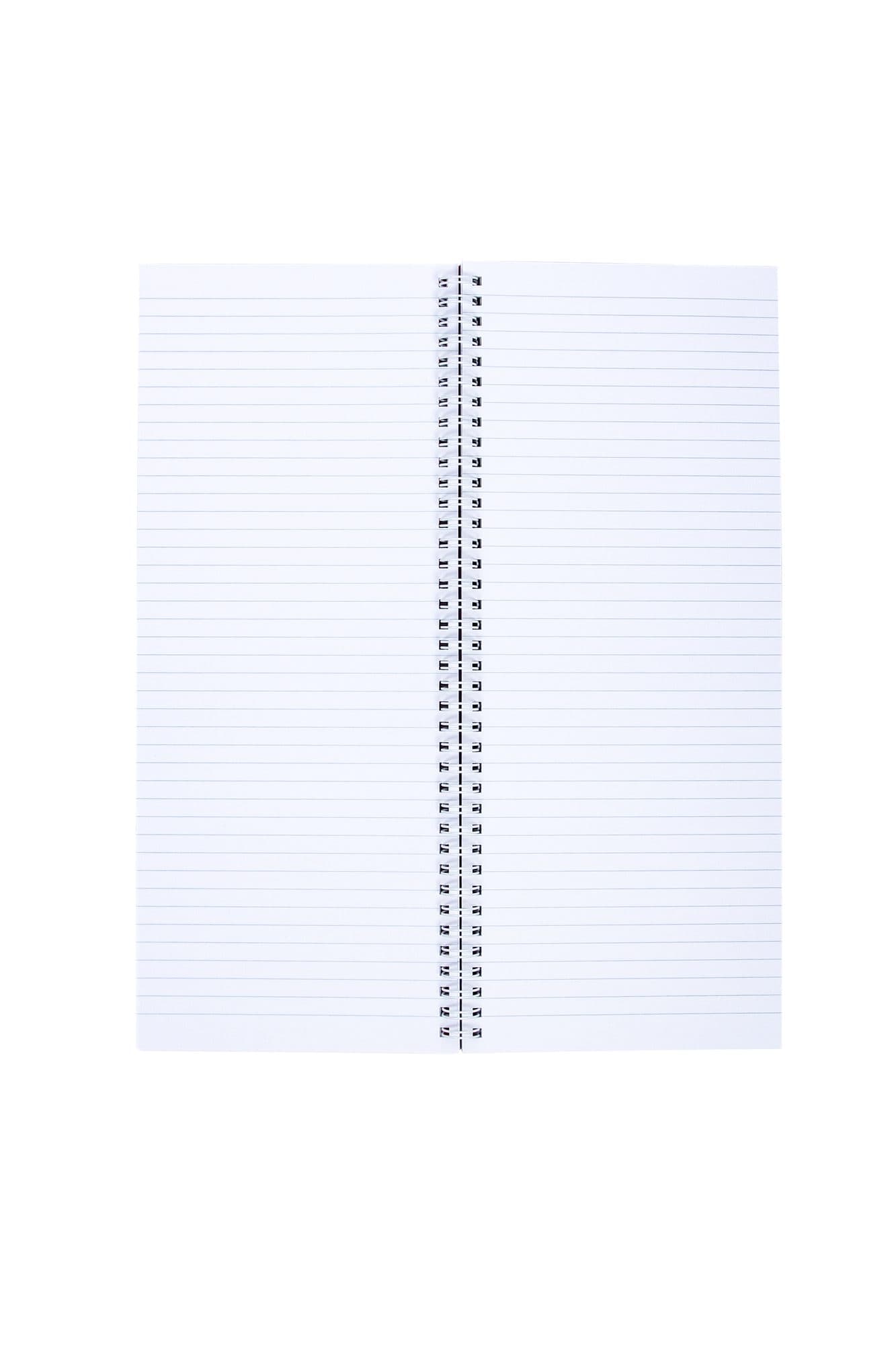 Notitieboek Quantore 135x330mm lijn 160blz 70gr spiraal oranje 2