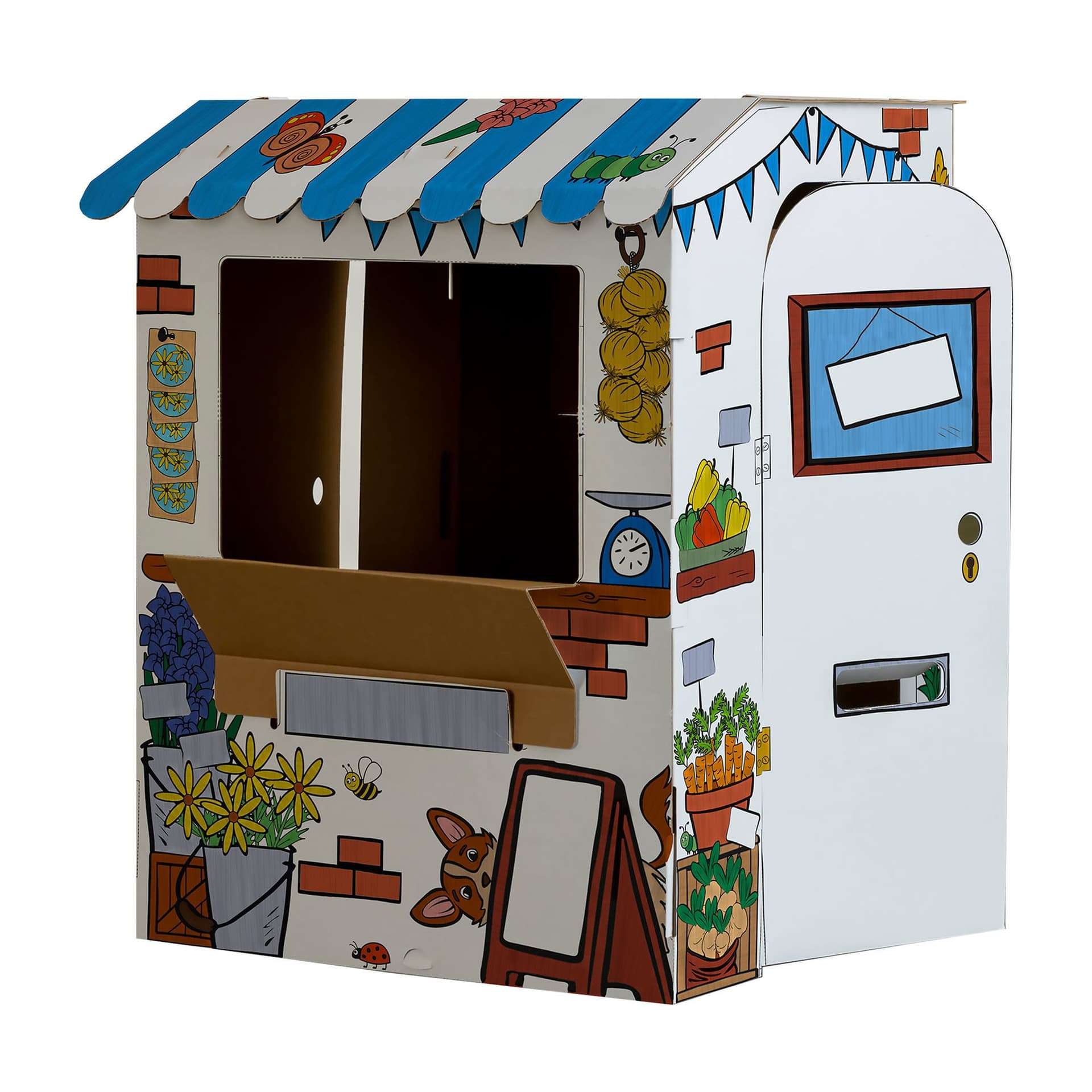 Kartonnen Marktkraam XL Bankers Box Play inkleurbaar