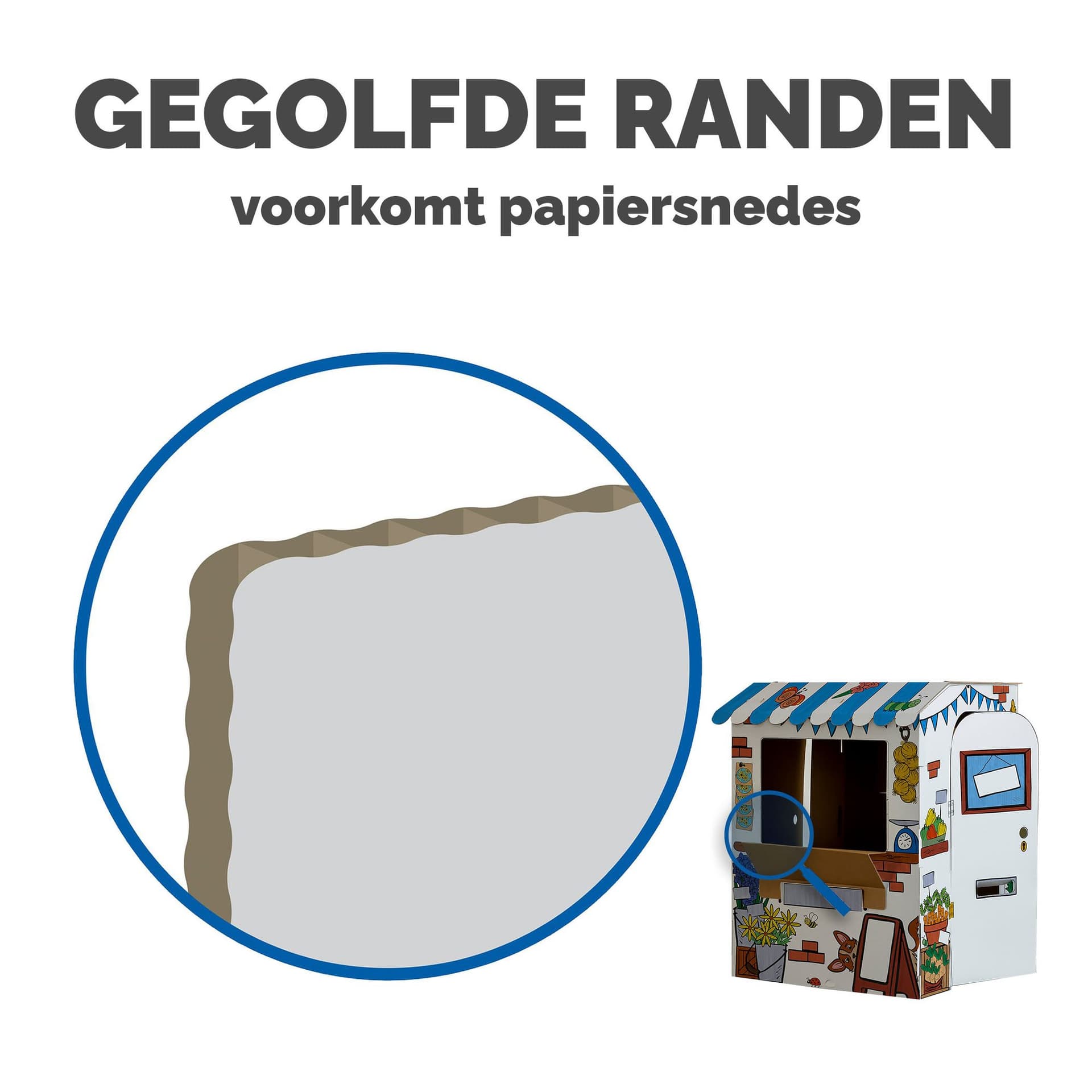 Kartonnen Marktkraam XL Bankers Box Play inkleurbaar 3