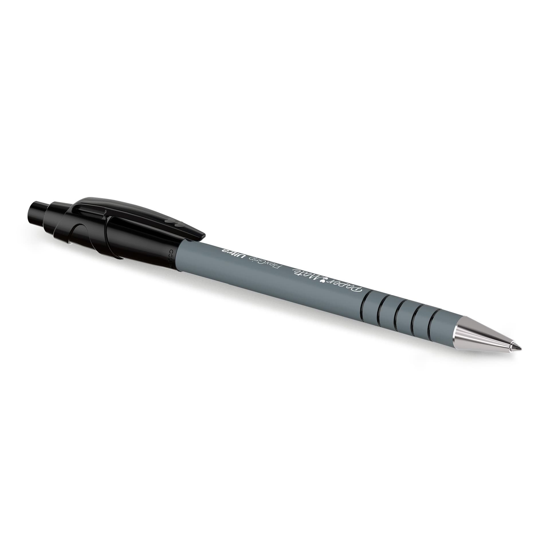 Balpen Paper Mate Flexgrip Ultra medium zwart blister à 5 stuks 4