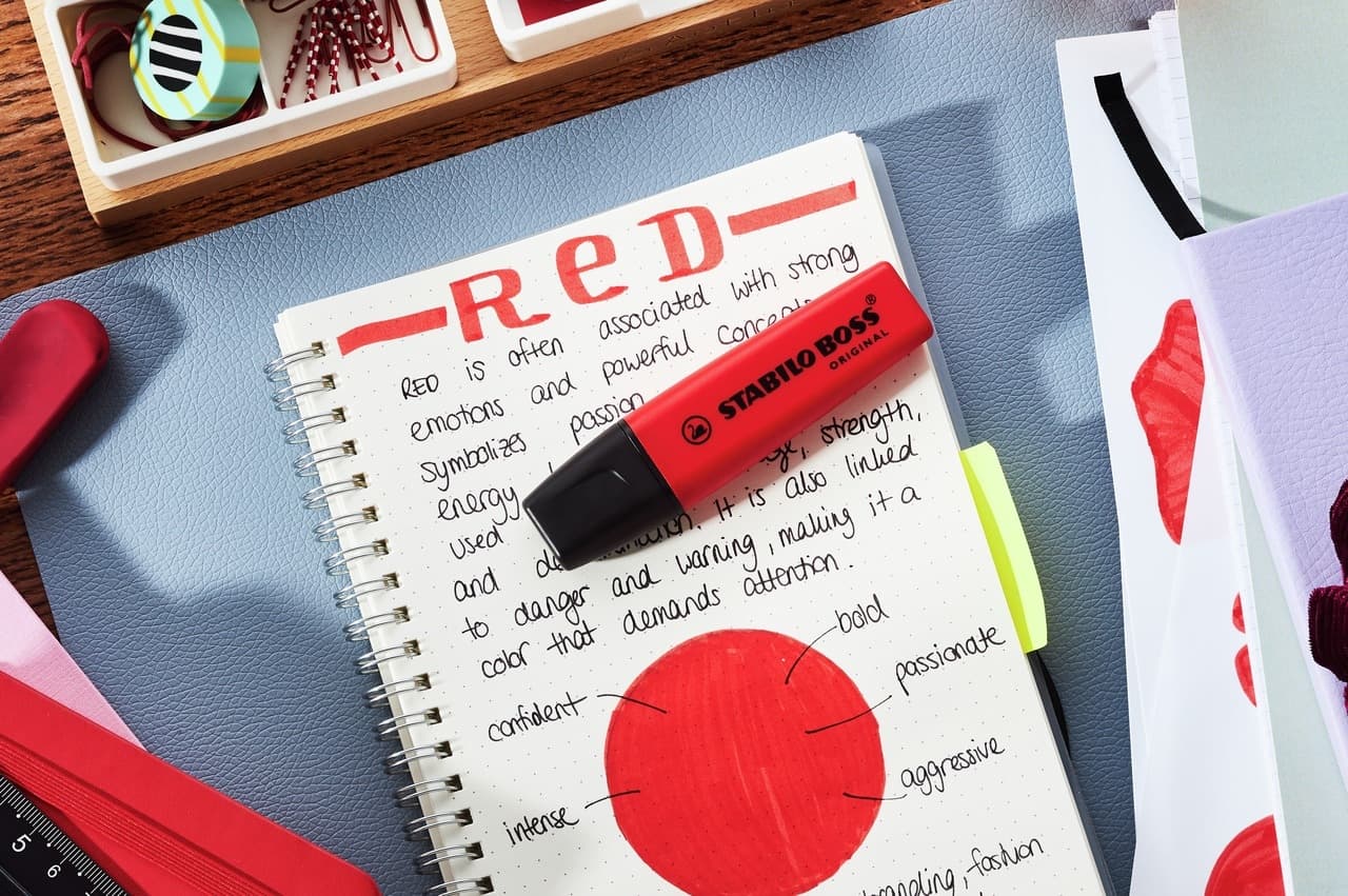 Markeerstift STABILO Boss 70/48 echt rood 4