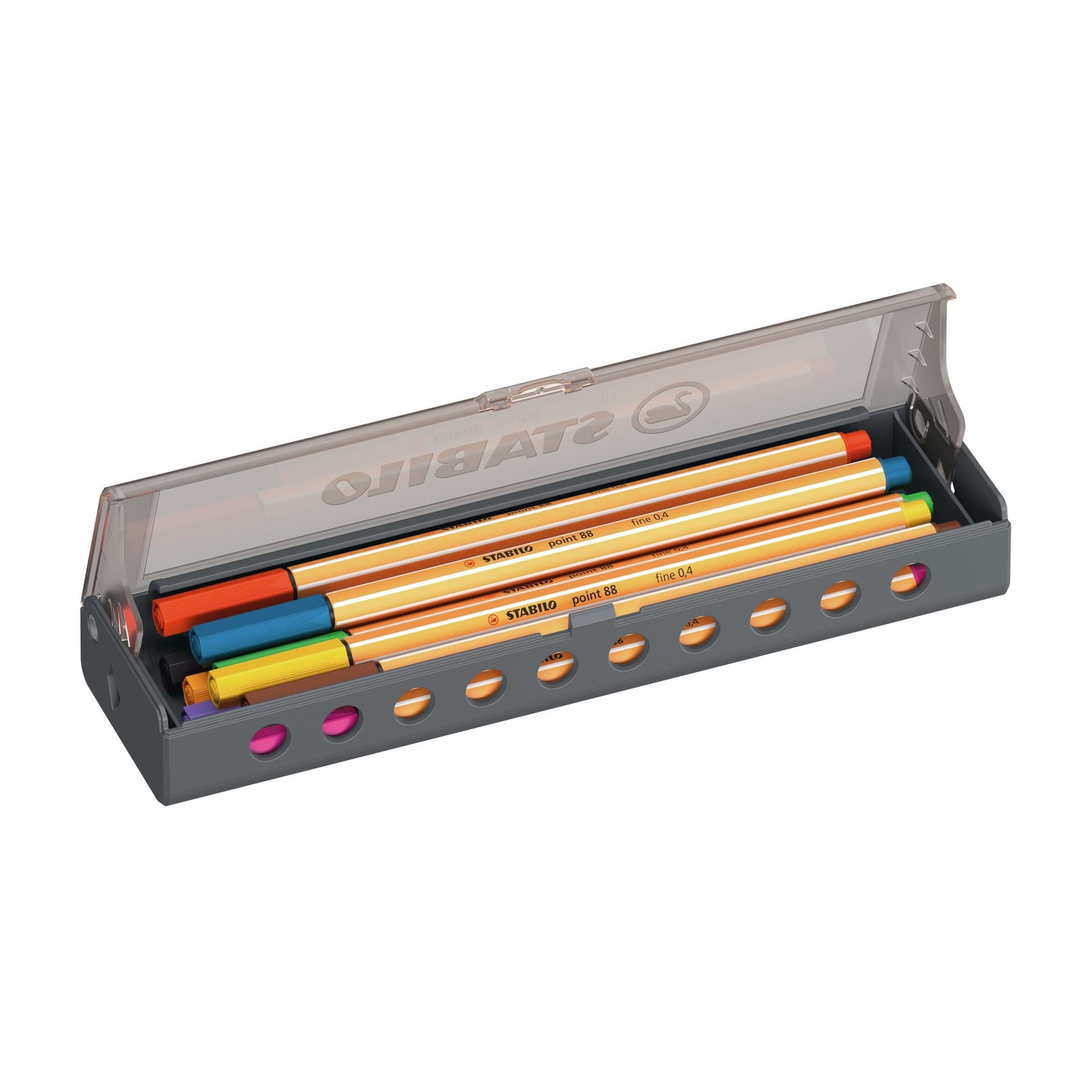 Fineliner STABILO point 88 fijn clickset à 10 kleuren 3