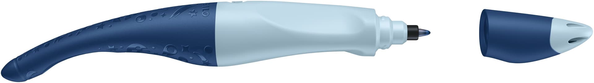 Rollerpen STABILO Easyoriginal linkshandig 3D DreamWorld medium blauw 3