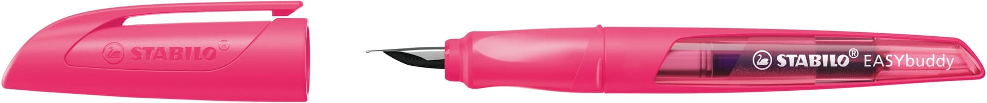 Vulpen STABILO Easybuddy medium neon roze blister à 1 stuk 3