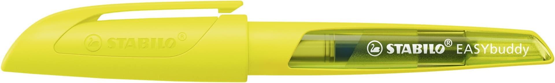 Vulpen STABILO Easybuddy medium neon geel blister à 1 stuk 2