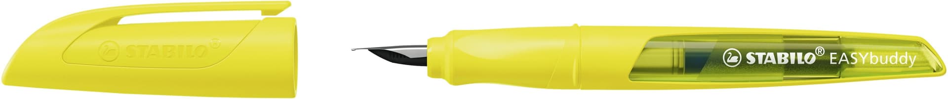 Vulpen STABILO Easybuddy medium neon geel blister à 1 stuk 3