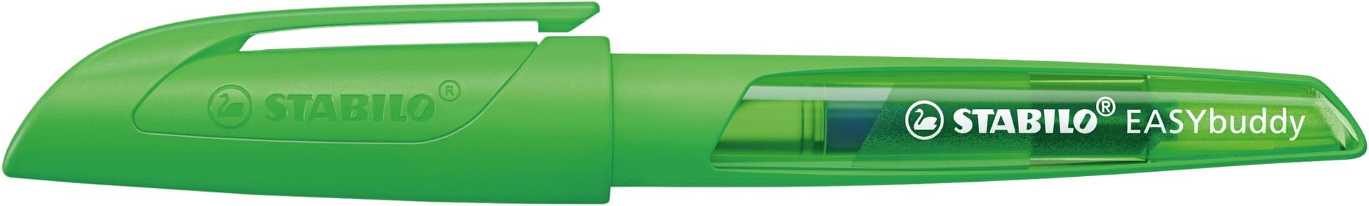 Vulpen STABILO Easybuddy medium neon groen blister à 1 stuk 2