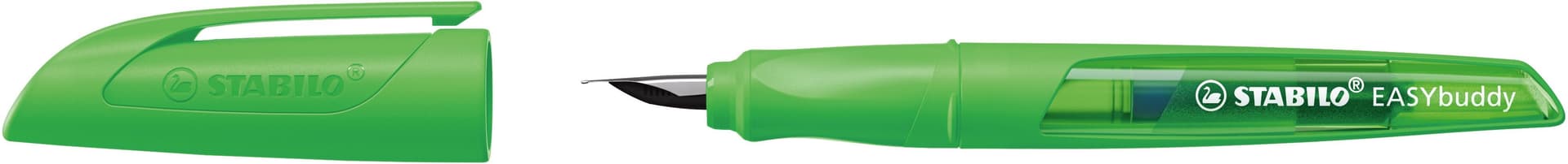 Vulpen STABILO Easybuddy medium neon groen blister à 1 stuk 3