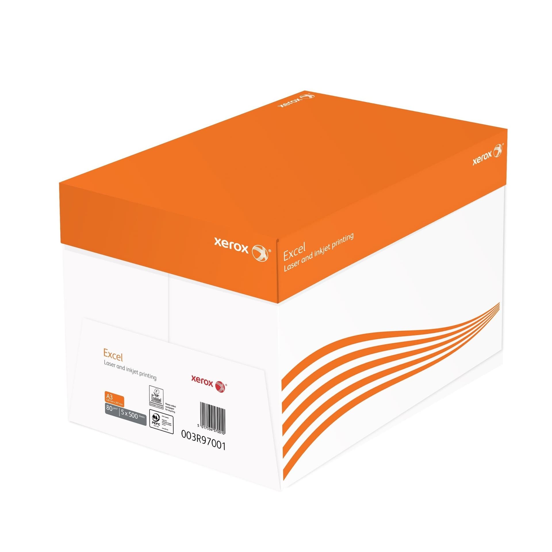 Kopieerpapier Xerox Excel A3 80gr wit 500 vel 4