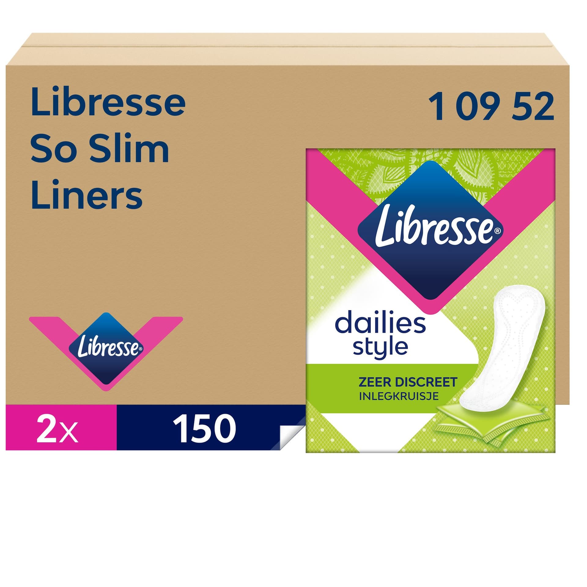 Inlegkruis Libresse P2 So Slim 150 stuks