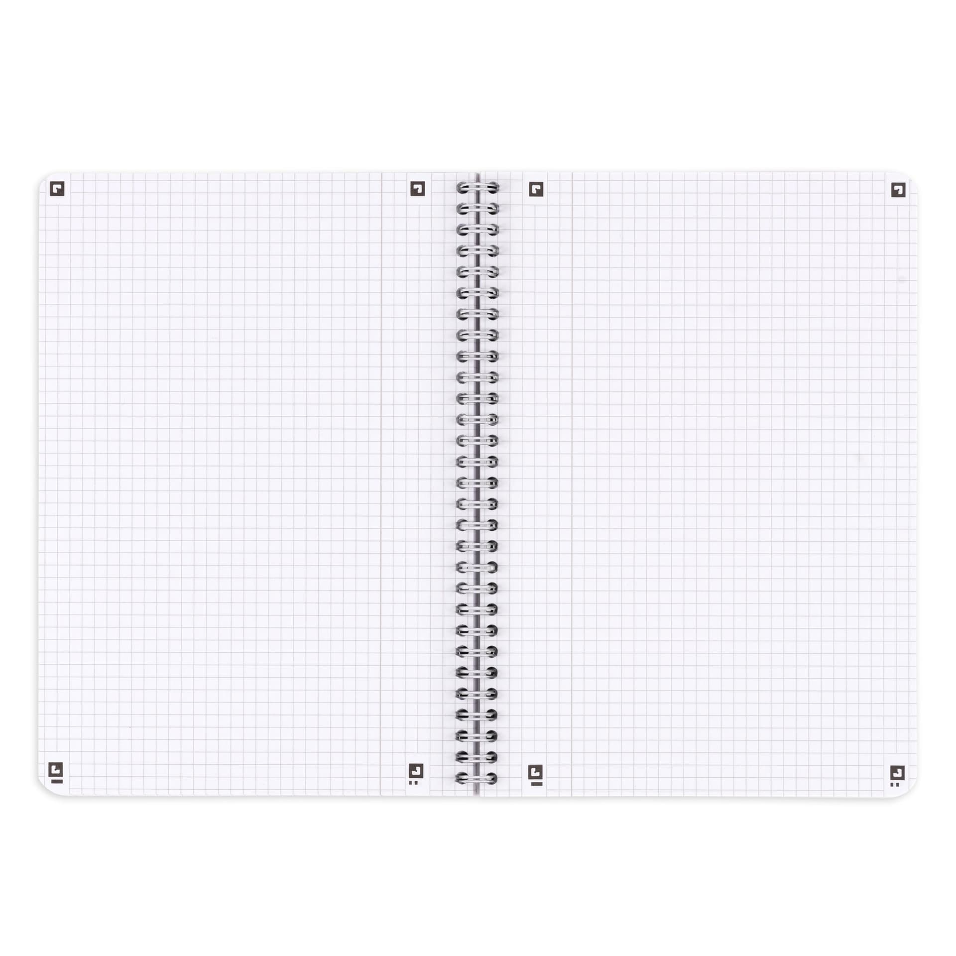 Spiraalblok Oxford Touch B5 geruit 5mm160 pagina's assorti 3