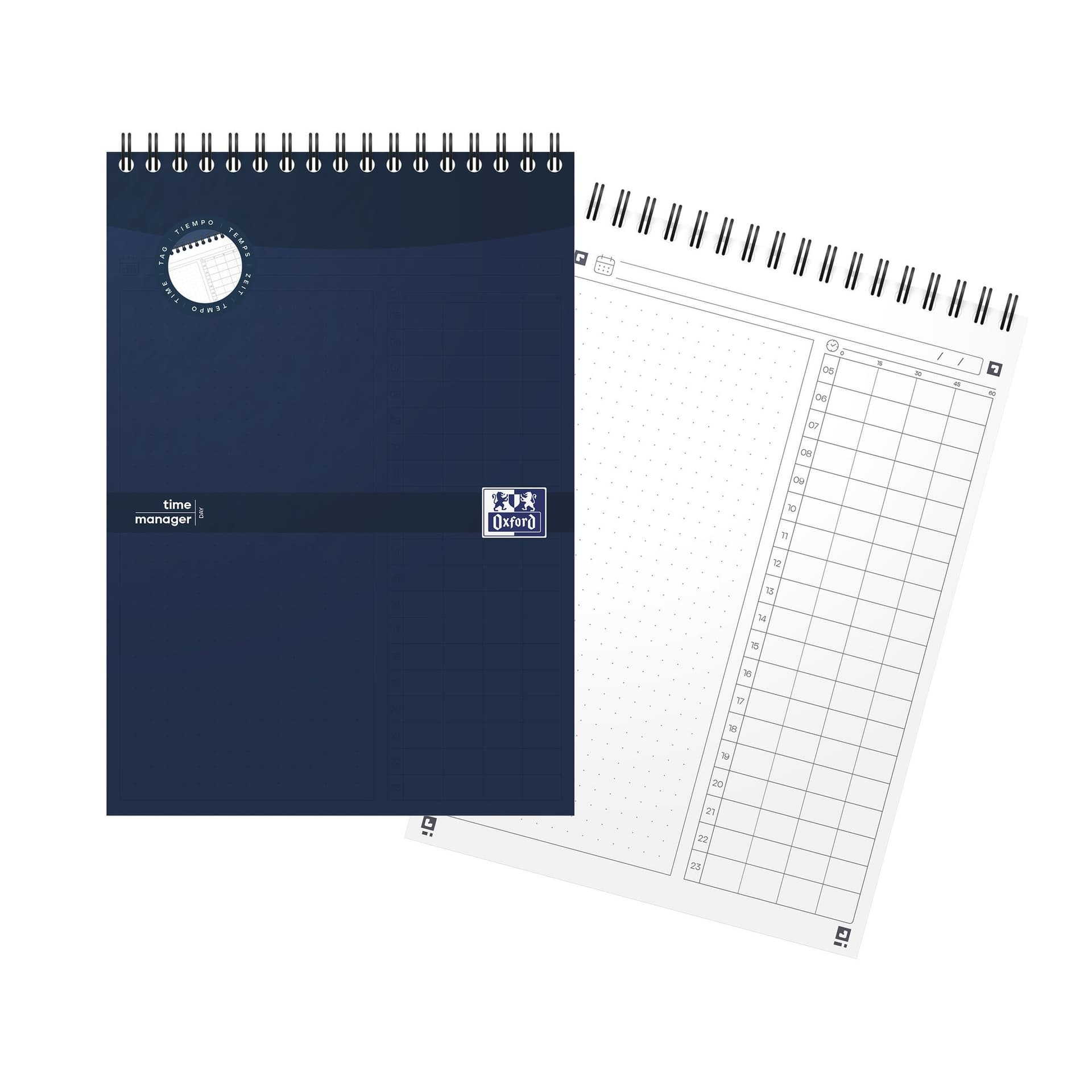 Task Manager Oxford dagplanner A5 70 vel blauw 6