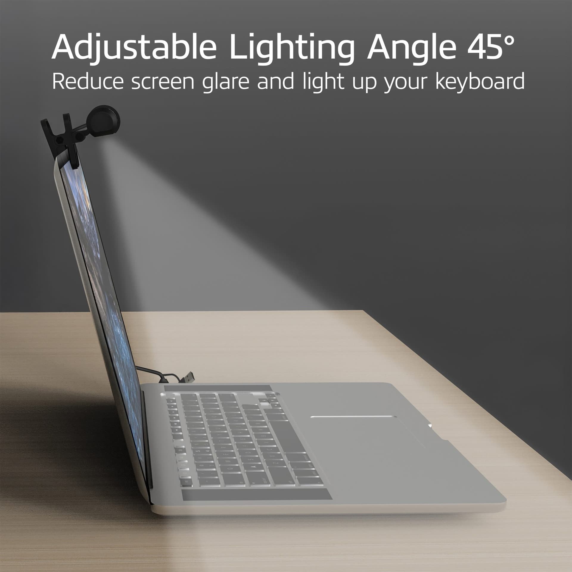 Laptoplamp ACT Clip-on led dimbaar USB 5