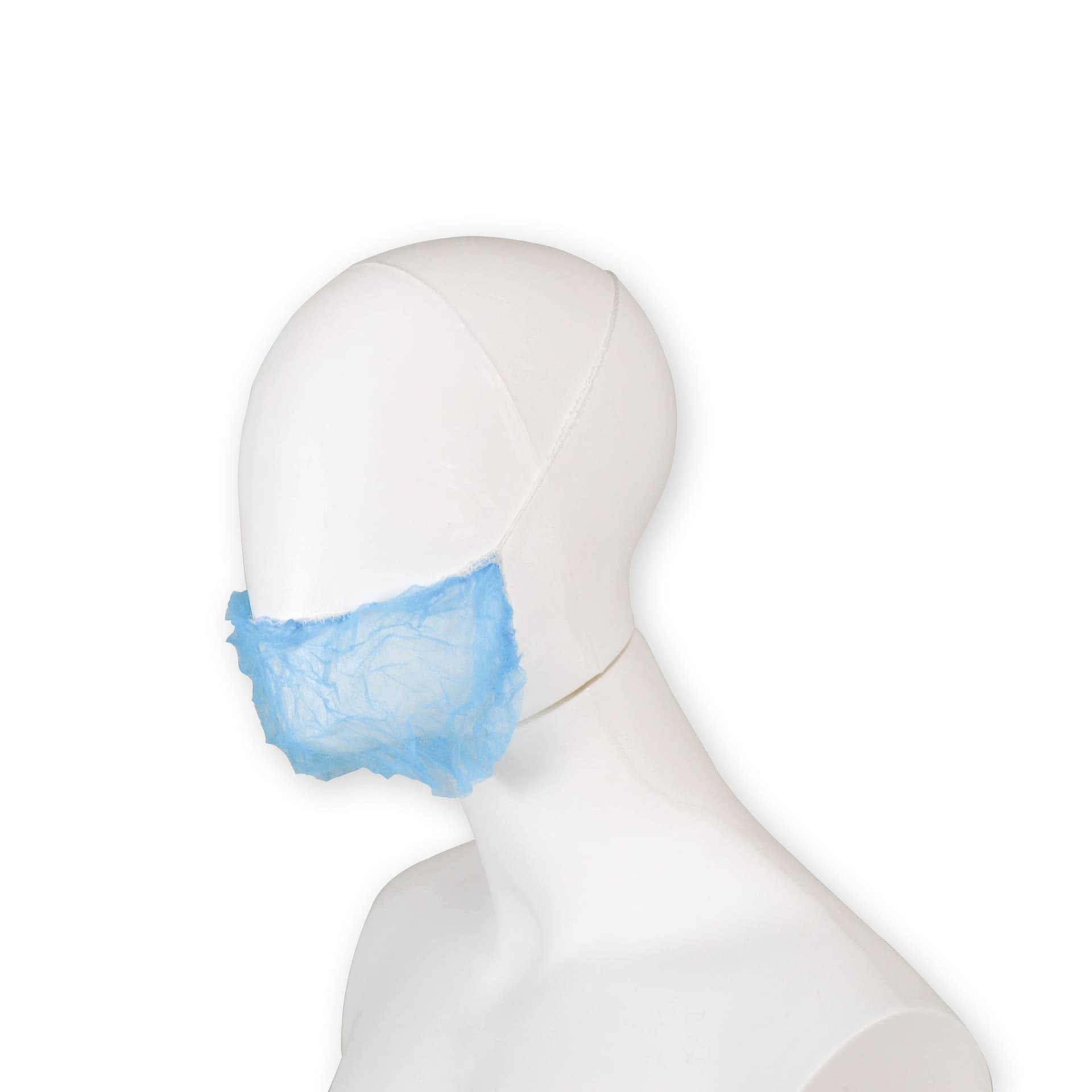 Baardnet Hynex non-woven blauw pp 100 stuks 2