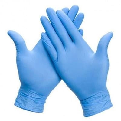 Handschoen Hynex nitril M blauw 5gr extra sterk 100 stuks 2