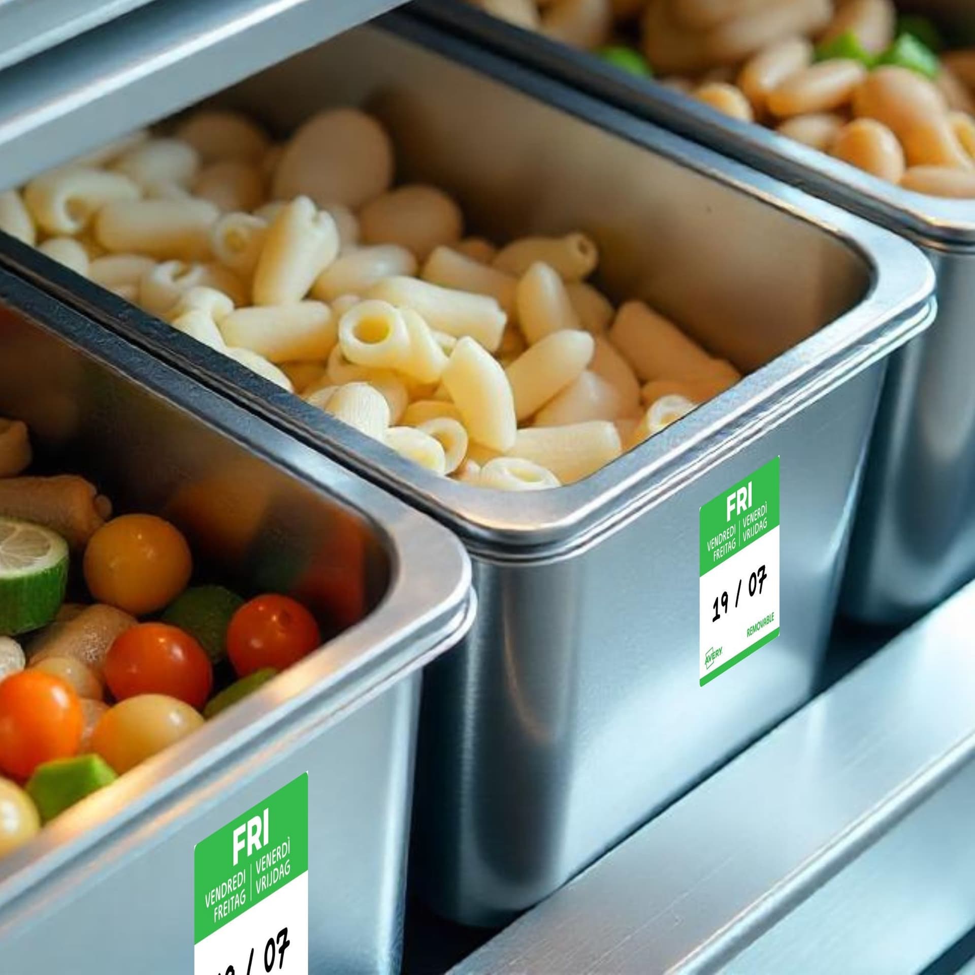 Etiket Avery HACCP vrijdag-groen 25x25mm 1000 stuks 3