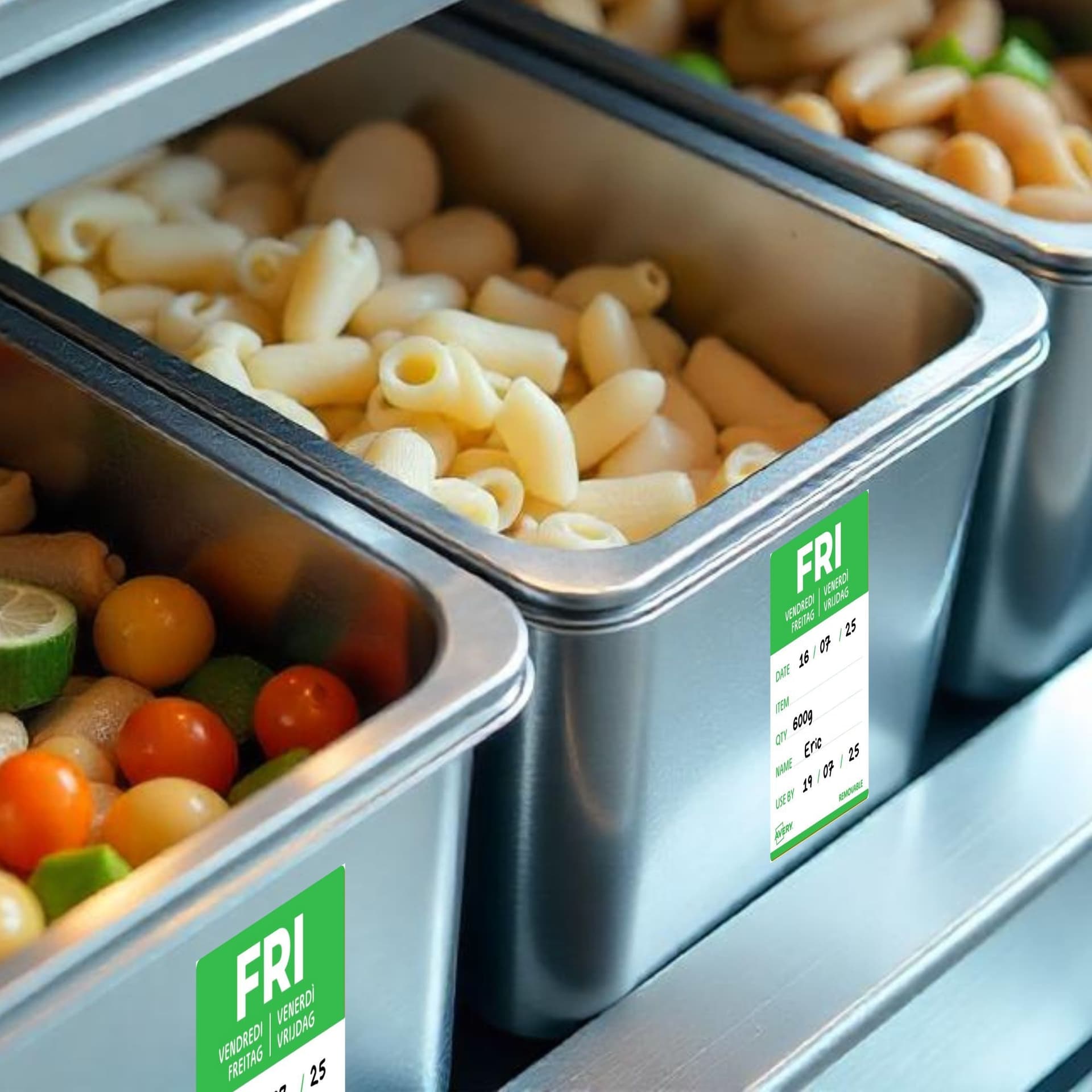 Etiket Avery HACCP vrijdag-groen 40x56mm 500 stuks 3