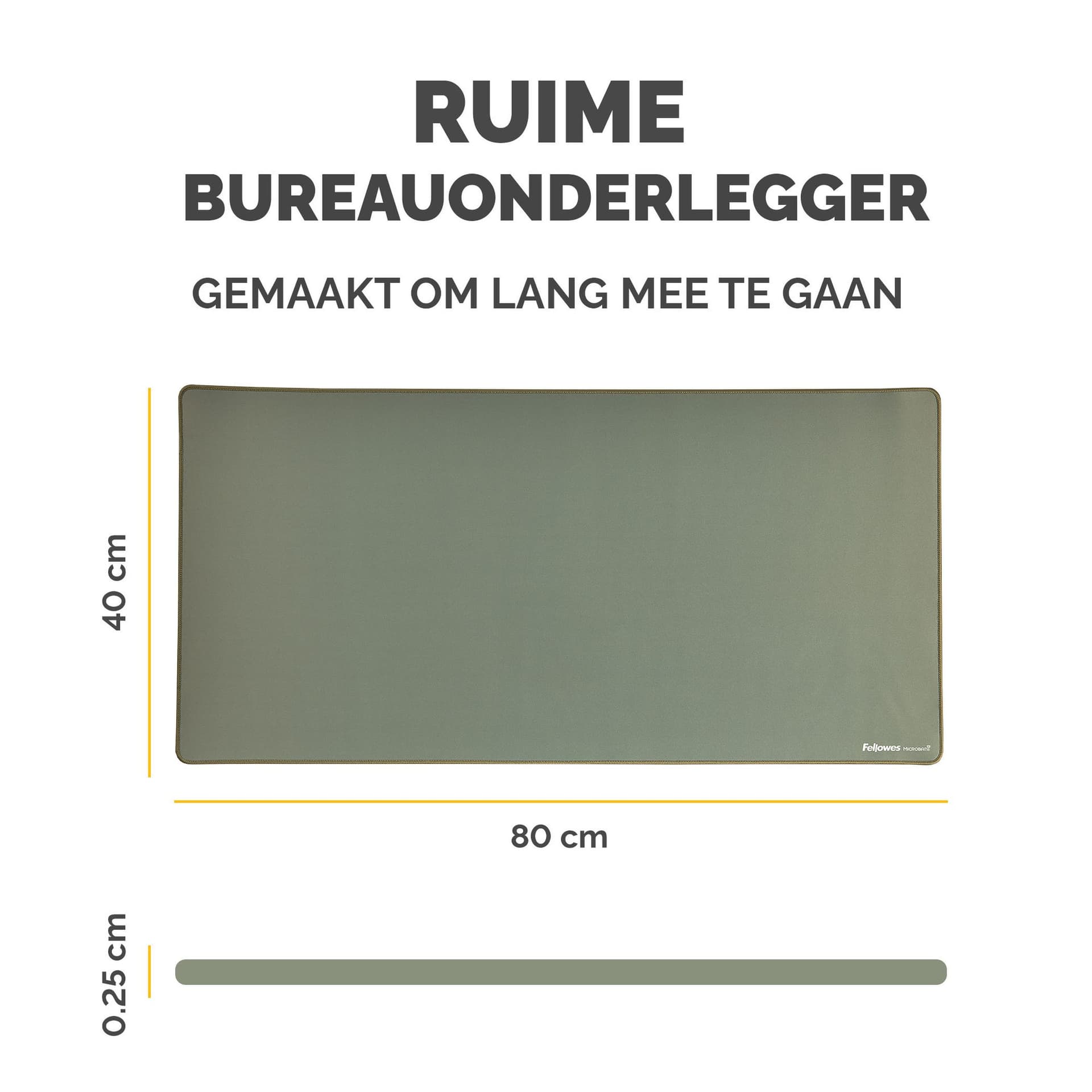 Bureau-onderlegger Fellowes Breyta saliegroen 2