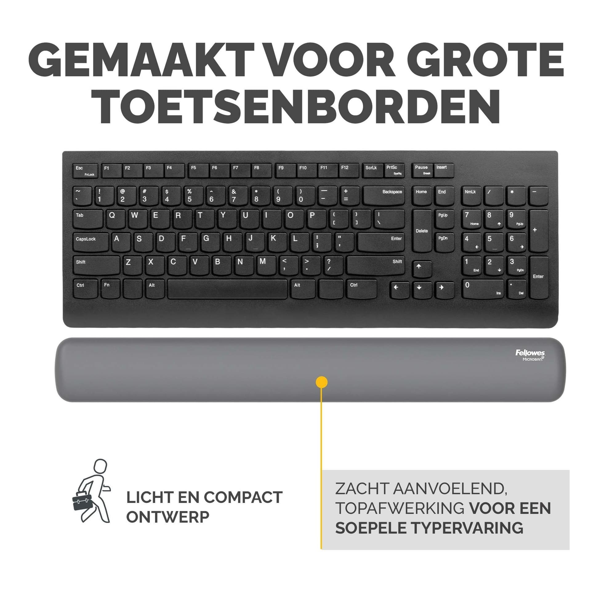 Polssteun Fellowes Breyta grijs 3