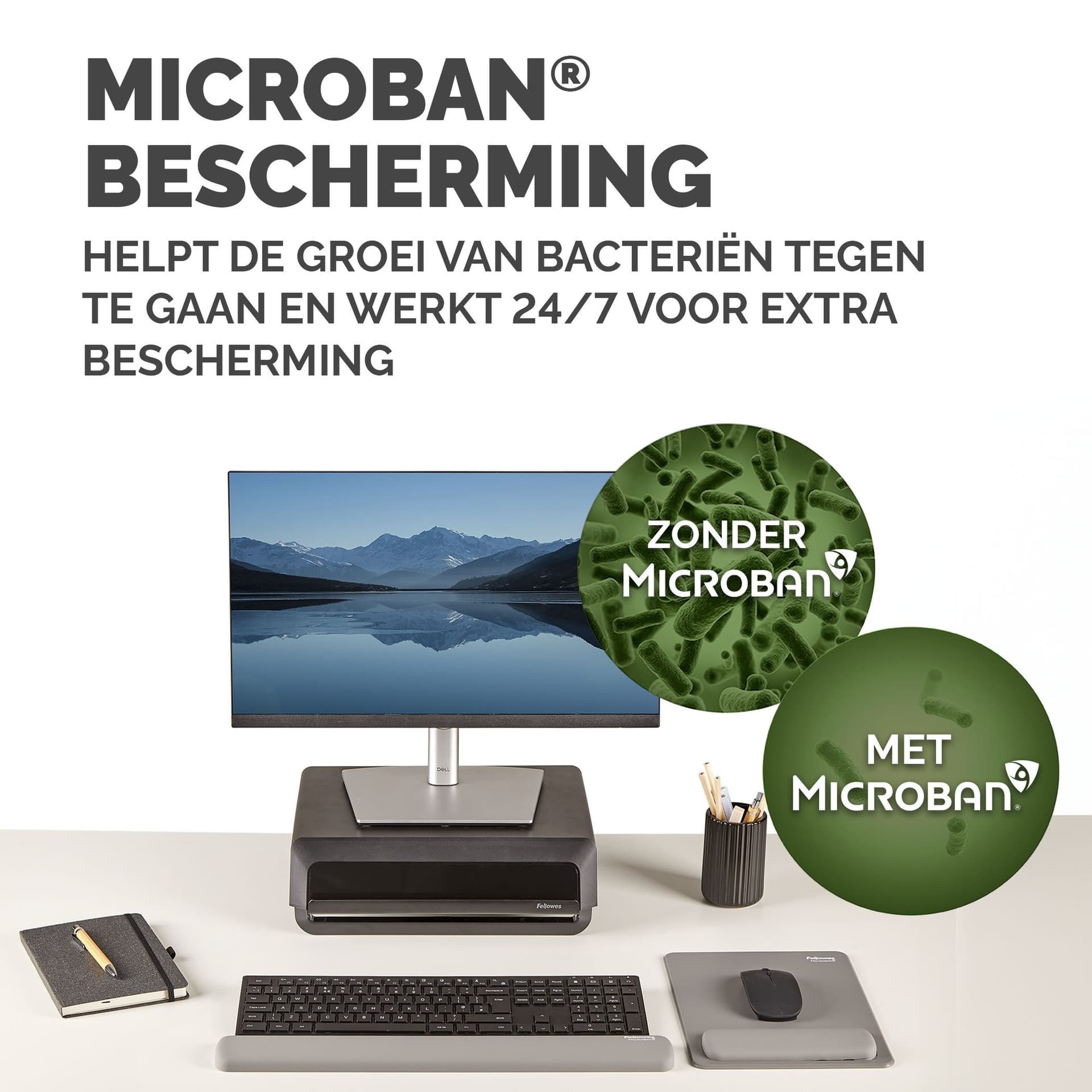 Polssteun Fellowes Breyta grijs 5