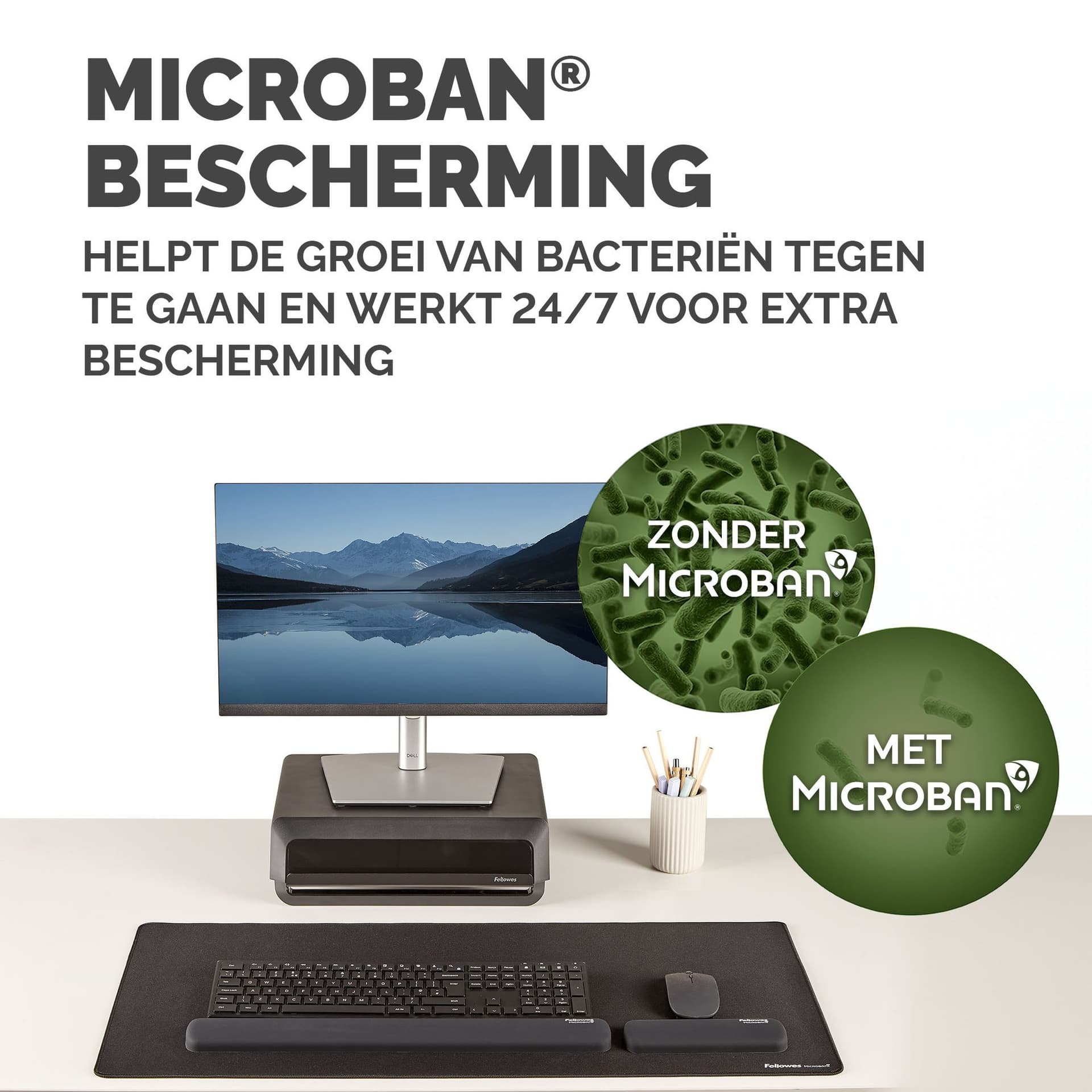 Polssteun Fellowes Breyta palm zwart 5
