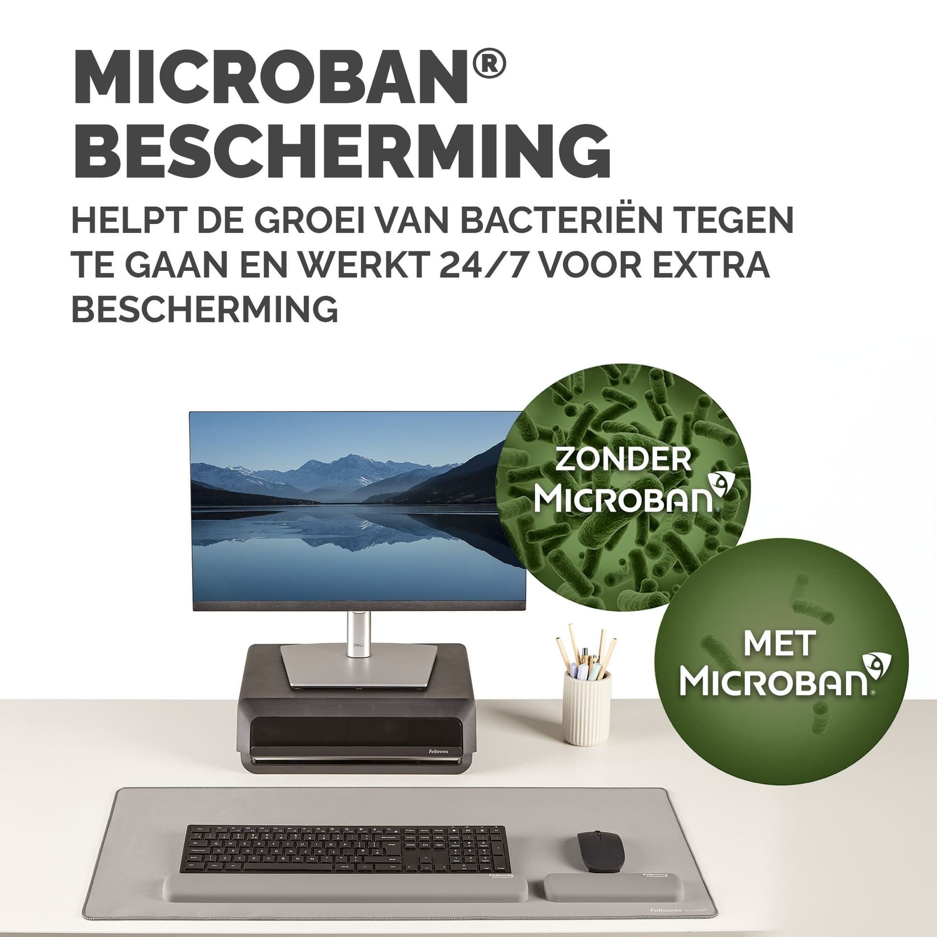 Polssteun Fellowes Breyta palm grijs 5