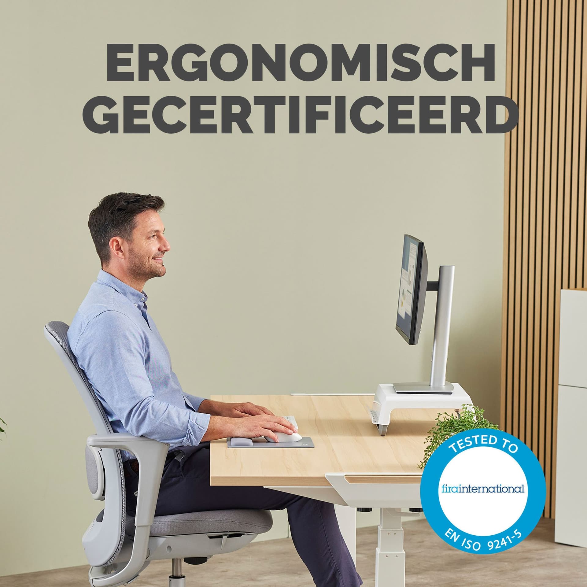 Muismat met polssteun Fellowes Breyta grijs 7